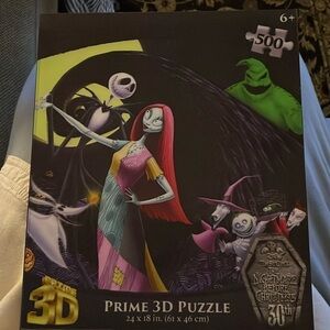 Nightmare Before Christmas Prime 3D Puzzle 500 Pc Unopened New
